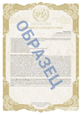 Образец Приложение к СТО 01.064.00220722.2-2020 Черкесск Сертификат СТО 01.064.00220722.2-2020 